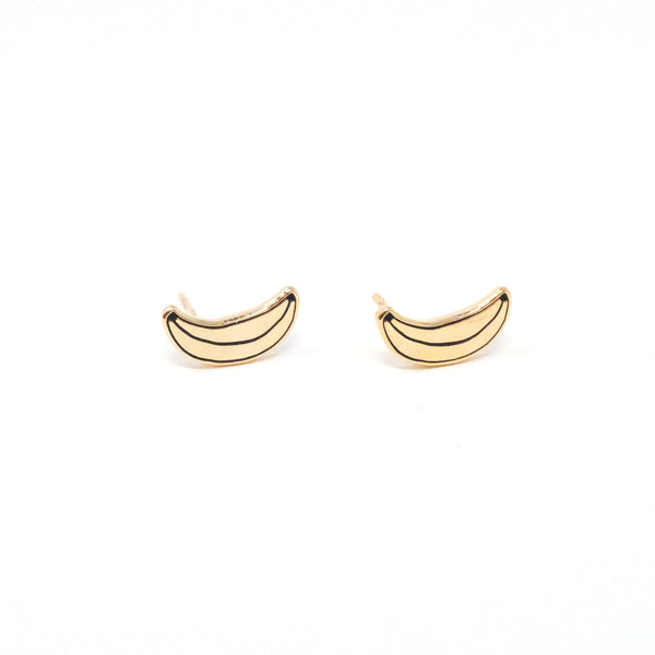 Banana Enamel Earrings - HoneyBug 