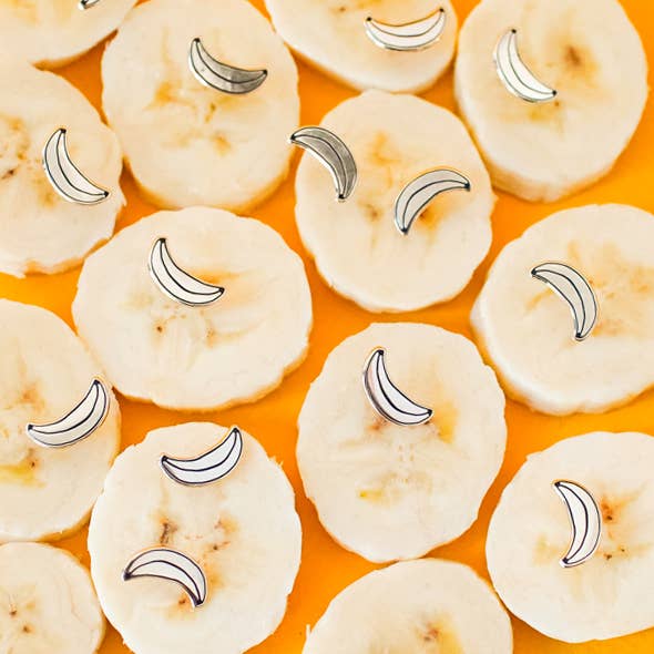 Banana Enamel Earrings - HoneyBug 