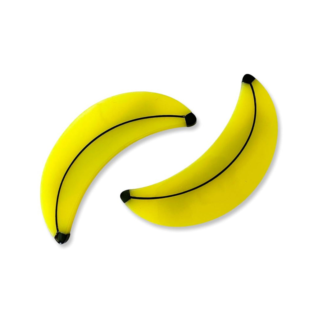 Banana Hair Clip Set - HoneyBug 