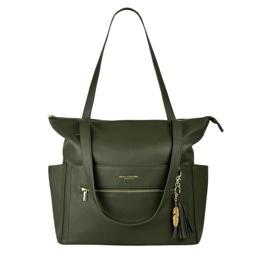 The Lillian Diaper Bag - Palmetto