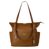 The Lillian Diaper Bag - Cognac