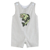Big Mouth Bass Khaki Shortalls