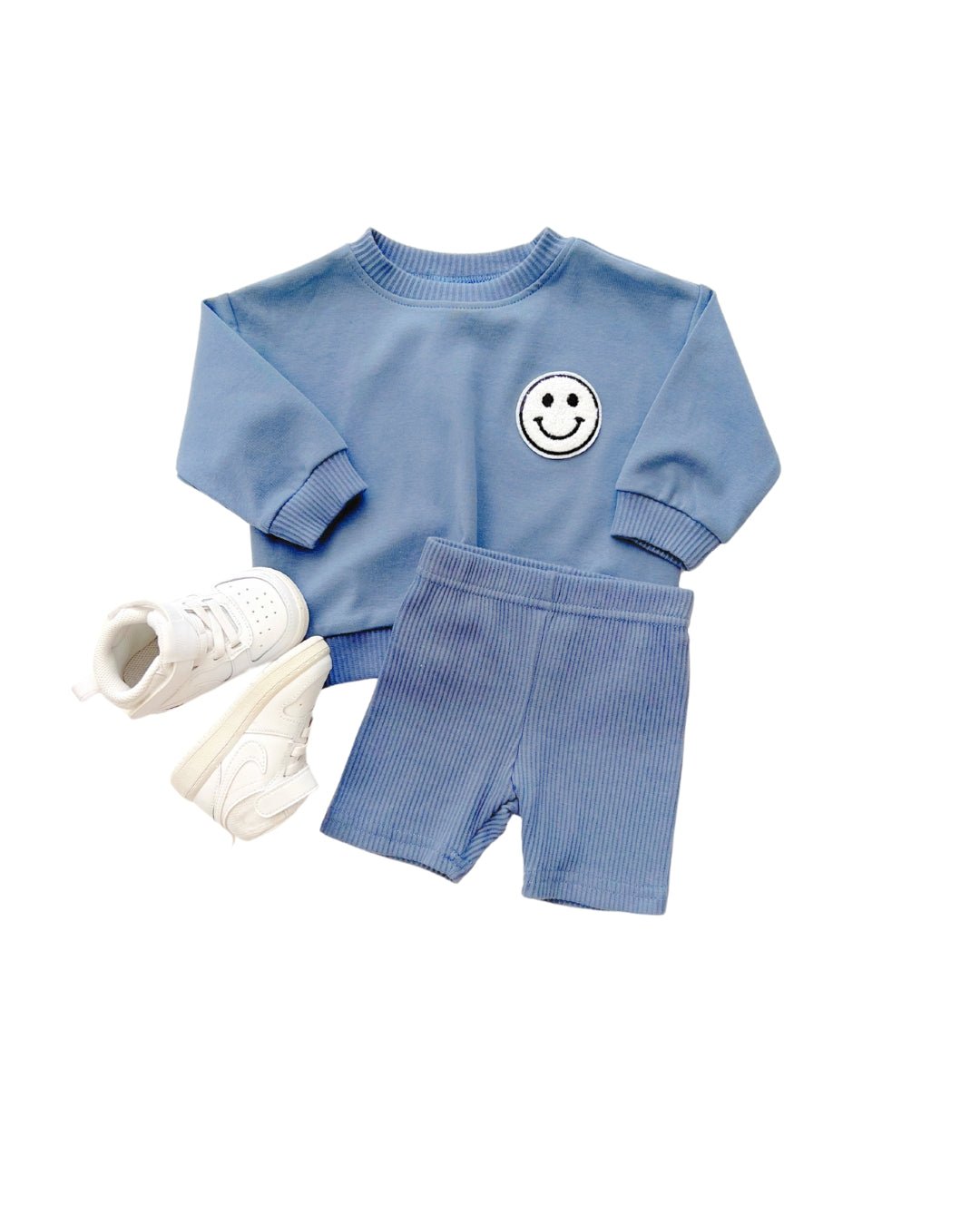 Biker Shorts Set | Blue - HoneyBug 