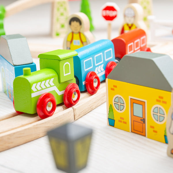 Town and Country Train Set - HoneyBug 