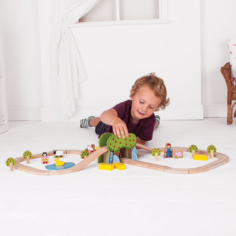 Farm Train Set - HoneyBug 