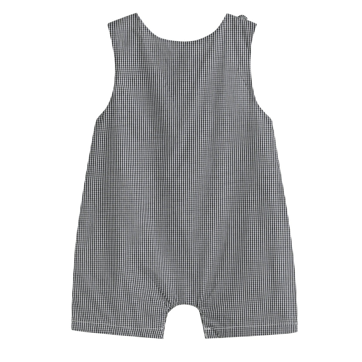 Black Gingham Cow Family Shortalls