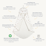 Organic Baby Towel - Bloom