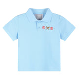 Blue Baseball Polo Shirt