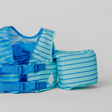 Blue Lemonade Stripe Kids Float
