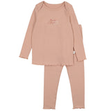 Bonne Nuit PJ- Dusty Pink - HoneyBug 