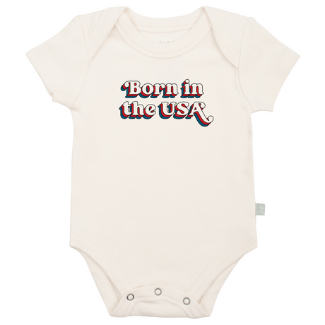graphic bodysuit | born in the usa - HoneyBug 