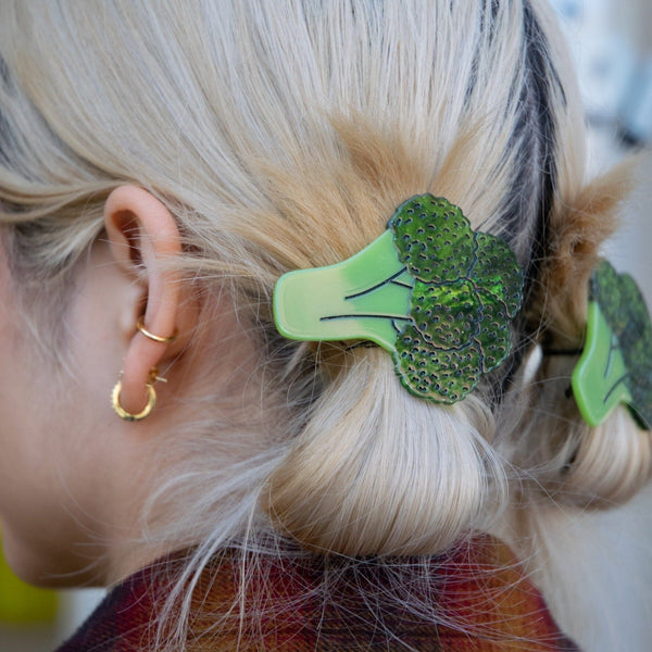 Broccoli Hair Clip - HoneyBug 