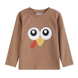 Brown Turkey Face T-Shirt