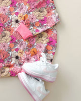 Bubble Romper | Pink Flowers - HoneyBug 