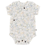short bodysuit | bunnies - HoneyBug 