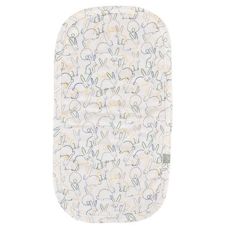 burp cloth | bunnies - HoneyBug 