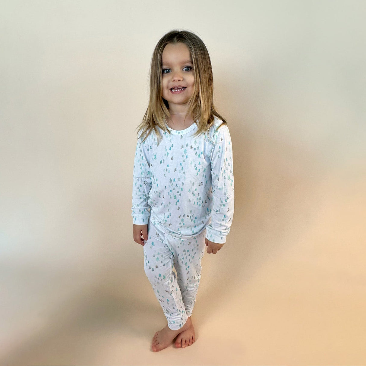 Toddler Pajama Set - Bunny Slopes - HoneyBug 