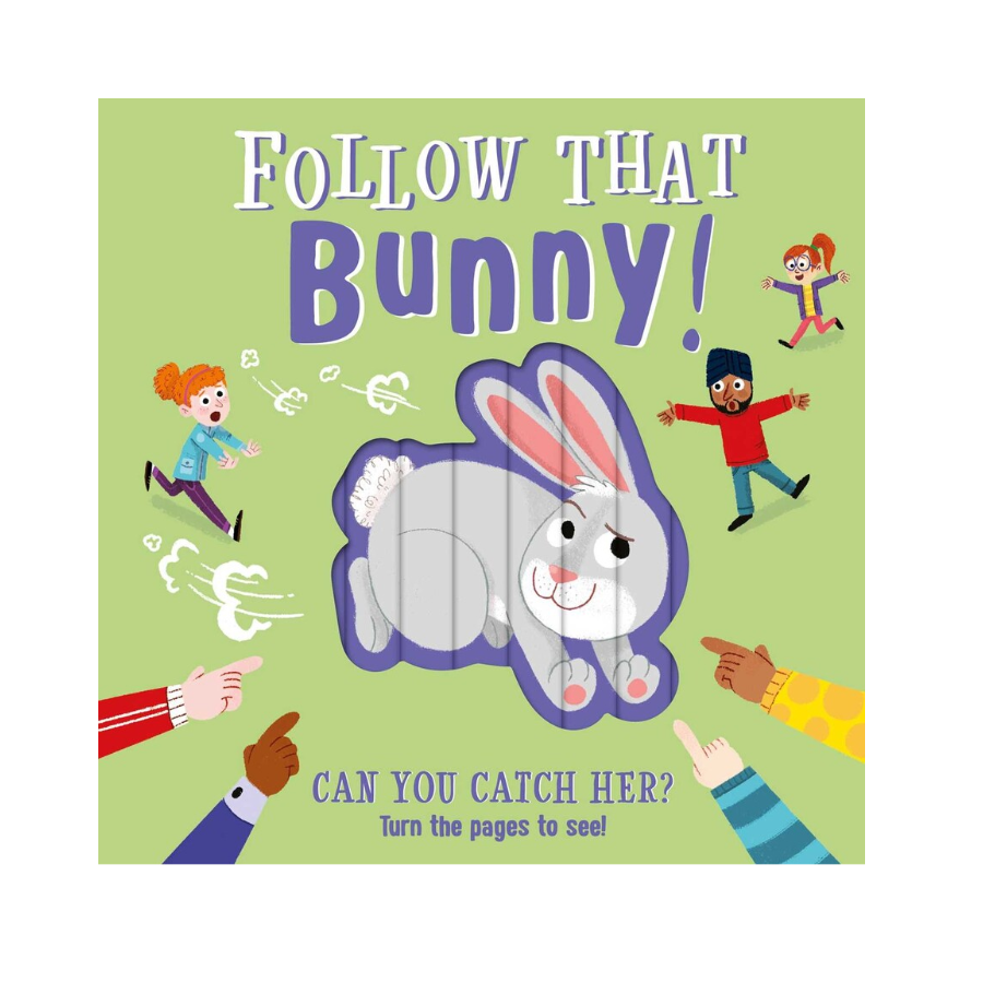 Follow that Bunny! Board Book - HoneyBug 