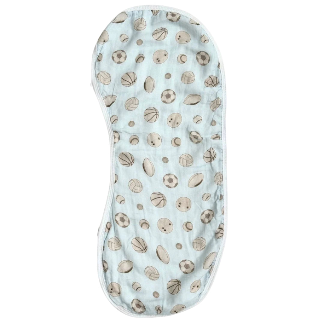 Burp Cloth Bib - Baby Ballers - HoneyBug 