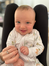 Footie Zippered One Piece - Butterflies - HoneyBug 