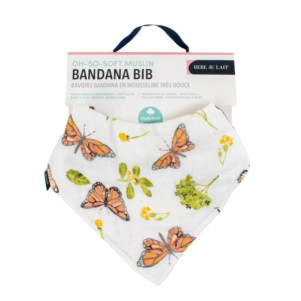 Butterfly Oh So Soft Muslin Bandana Bib - HoneyBug 