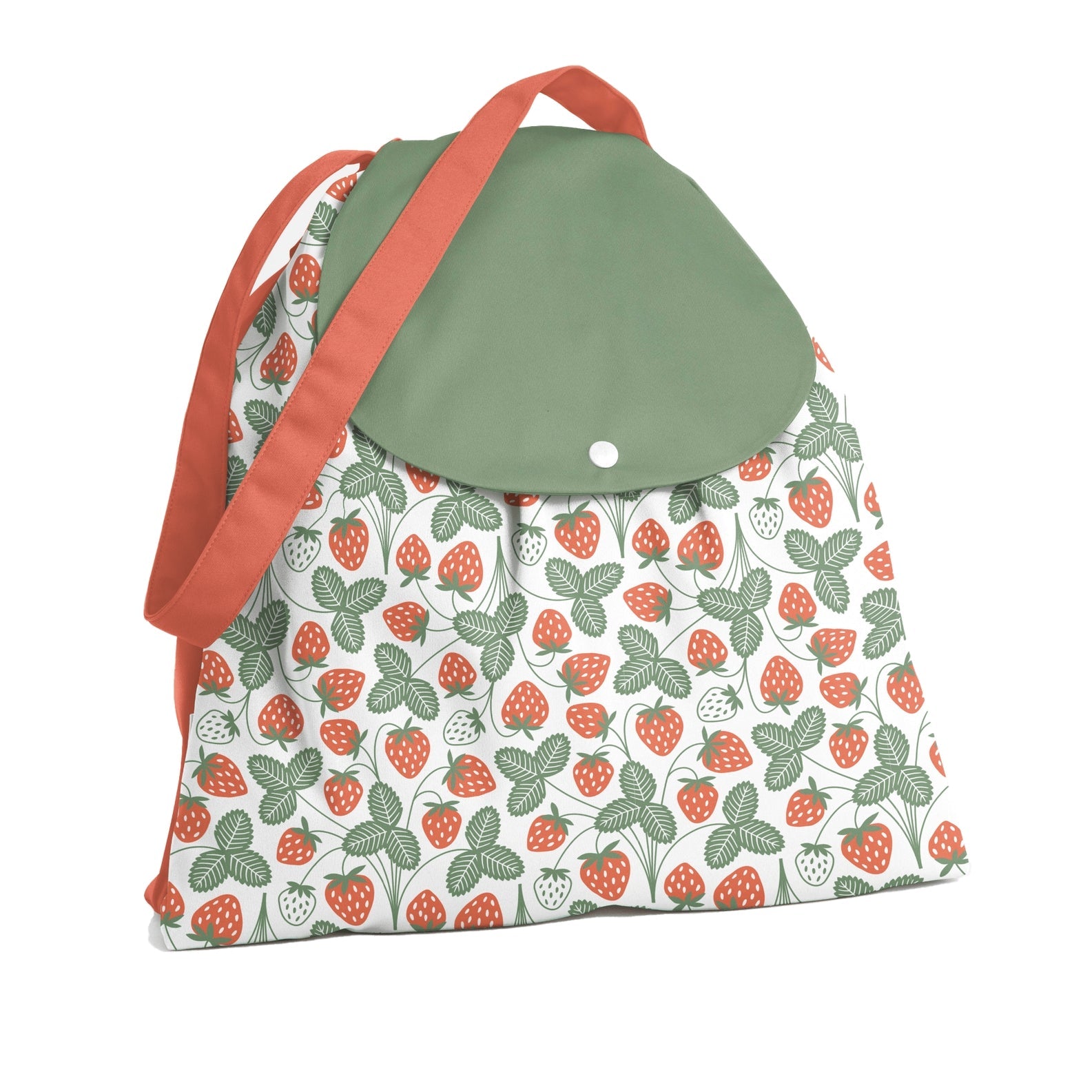 Esembly Diaper Day Bag - WWF Strawberries - HoneyBug 