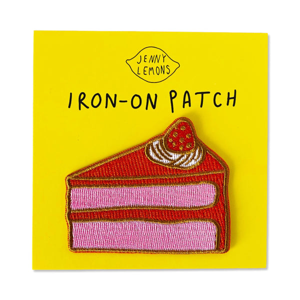 Cake Slice Iron-On Patch - HoneyBug 