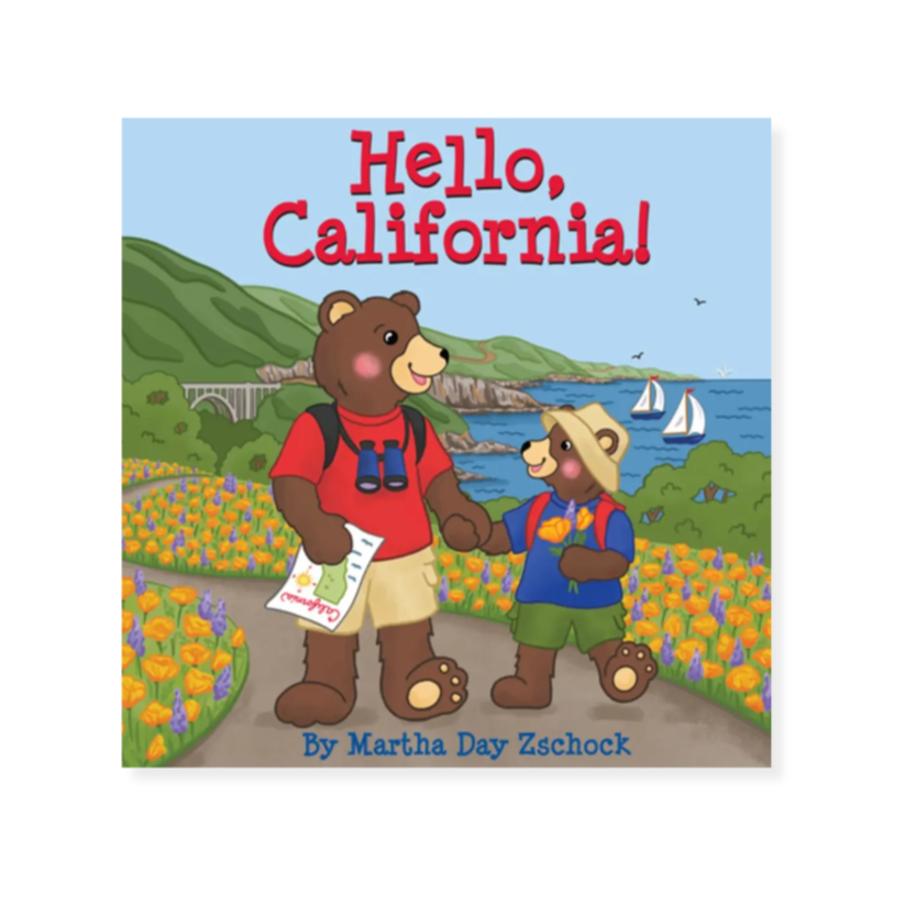 Hello, California! Board Book - HoneyBug 