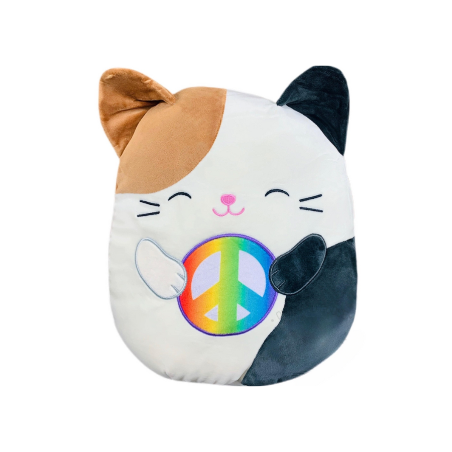 12 Inch Cam the Cat with Peace Sign Squishmallow - HoneyBug 