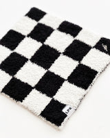 Checkered Plush Lovey | Black - HoneyBug 