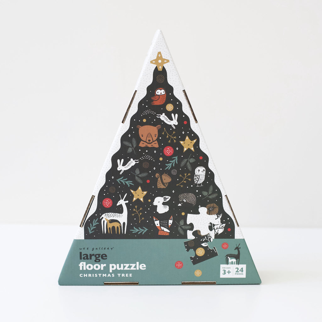 Christmas Tree Floor Puzzle - HoneyBug 