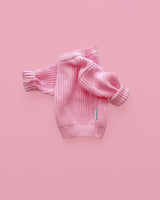 Chunky Knit Sweater | Pink - HoneyBug 