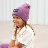 BAMBOO CUFF BEANIE- Plum - HoneyBug 
