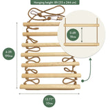 Climbing Rope Ladder for Kids (3-9 y.o.) - HoneyBug 