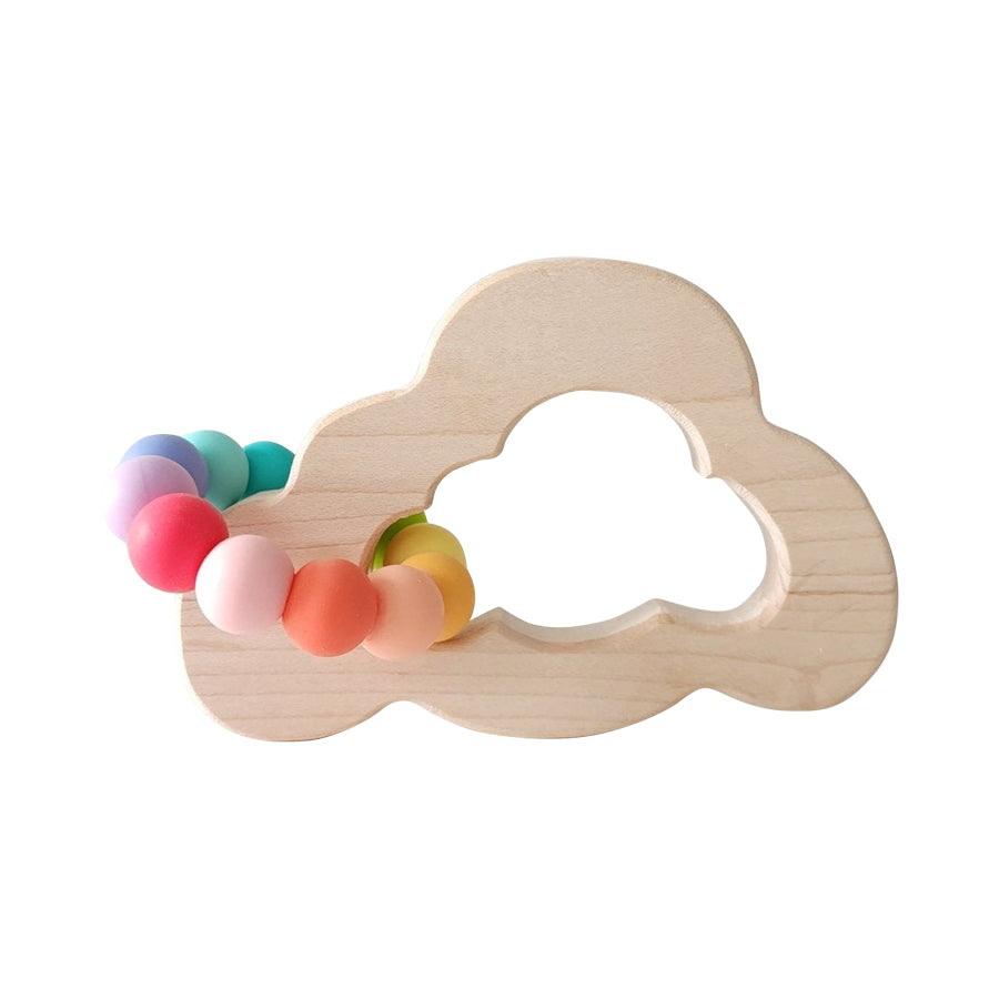 Cloud Wooden Grasping Toy - HoneyBug 