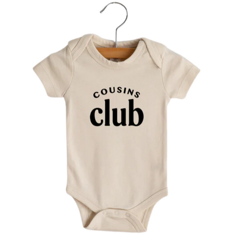 Cousins Club Organic Baby Bodysuit - HoneyBug 