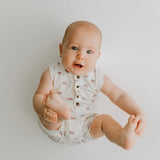 tank romper | crab - HoneyBug 
