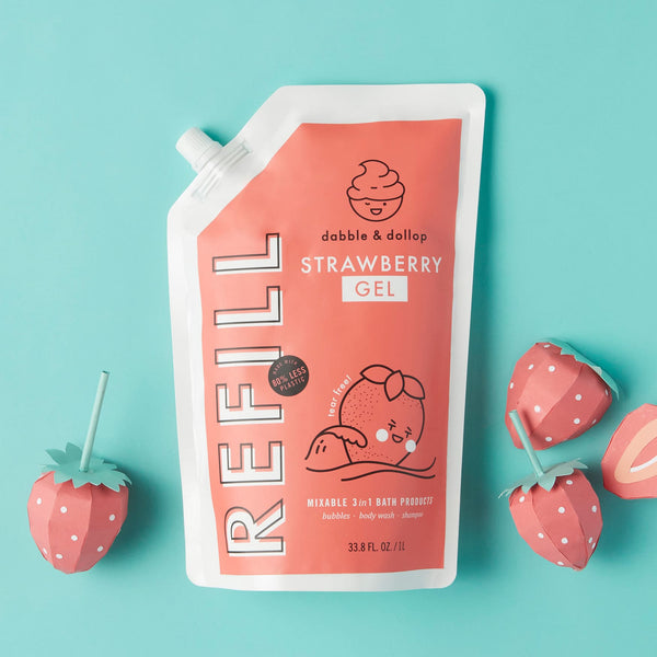 Tear-Free Strawberry Shampoo & Body Wash - HoneyBug 