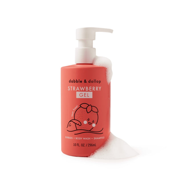 Tear-Free Strawberry Shampoo & Body Wash - HoneyBug 
