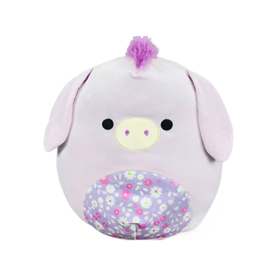12 Inch Delzi the Donkey Floral Squishmallow
