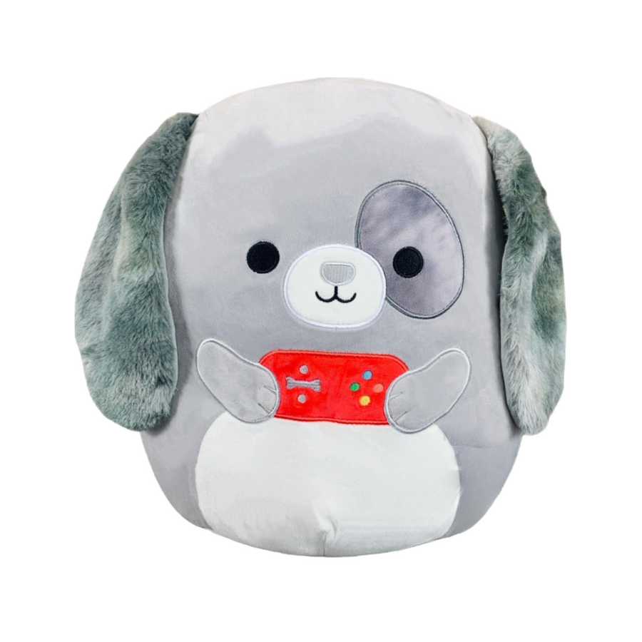 12 Inch Katharina the Dog with Game Controller Squishmallow - HoneyBug 