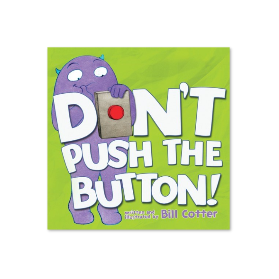 Don't Push The Button! Padded Board Book - HoneyBug 