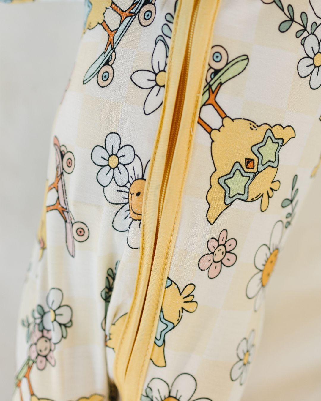 Easter Bamboo Zip Romper | Skater Chick - HoneyBug 