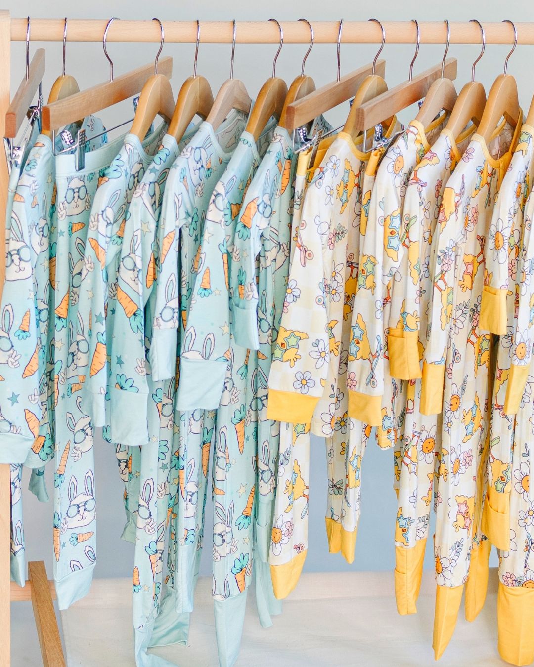 Easter Bamboo Zip Romper | Skater Chick - HoneyBug 