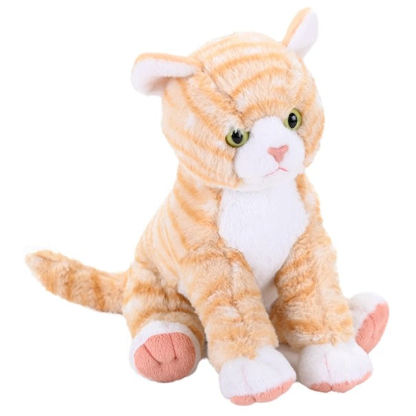 Orange Tabby Cat Stuffed Animal 12" - HoneyBug 
