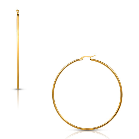 Laurette Large Hoop Earring - HoneyBug 