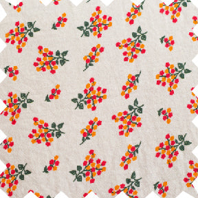 Girls Adelaide Velvet Tie Dress | Autumn Floral - HoneyBug 