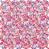 Girls Ana Dress with Ruffles | Red and Blue Floral - HoneyBug 