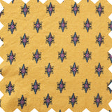 Girls' Long Sleeves Dress with Front Ruffle| Yellow and Pink - HoneyBug 