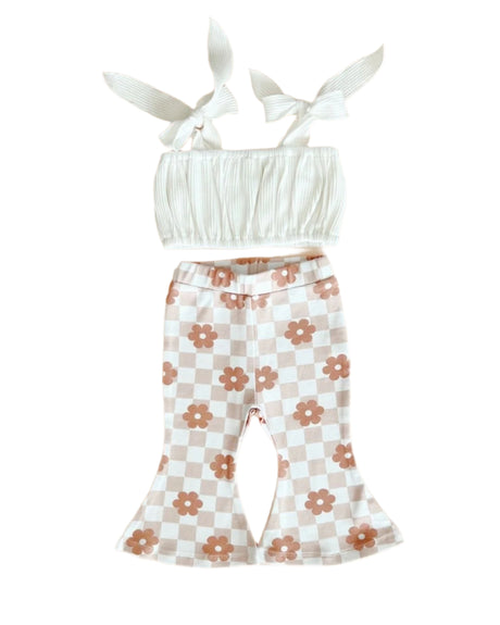 Flare Set | Latte Daisy - HoneyBug 